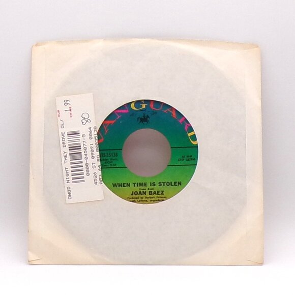 The Night They Drove Old Dixie Down/When Time Is Stolen by Joan Baez 45 - Picture 2 of 6